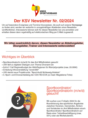 KSV RD-ECK Newsletter Nr. 02/2024