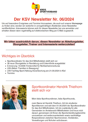 KSV RD-ECK Newsletter Nr. 06/2024