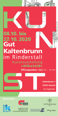 Kunstausstellung Kaltenbrunn 08.-27.10.20