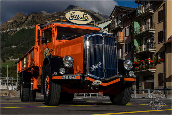 Gusto-Lastwagen 8 der Mühlenwerke Villmergen in Airolo