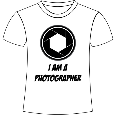 Sono fotografo - T-shirt personalizzate a tema fotografia San Giorgio di Nogaro