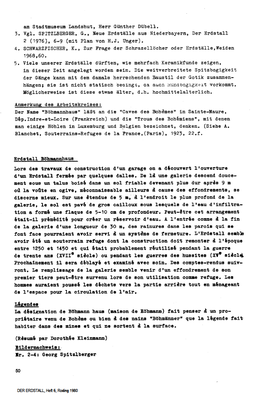 Quelle: Der Erdstall, Heft 6/S. 43ff, Dr. Spitzlberger, 1980