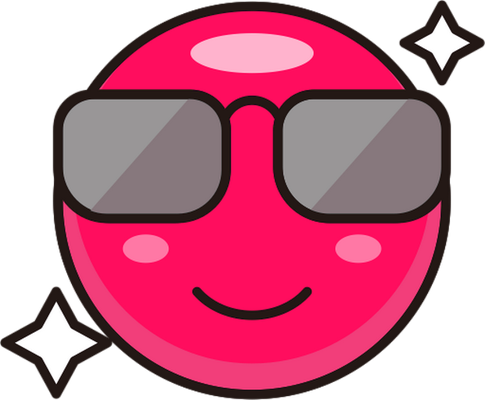 smiley rond - émoji - émoticônes - smiley émoticône émoji cartoon clipart illustration - artémotic
