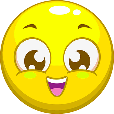 smiley rond - émoji - émoticônes - smiley émoticône émoji cartoon clipart illustration - artémotic