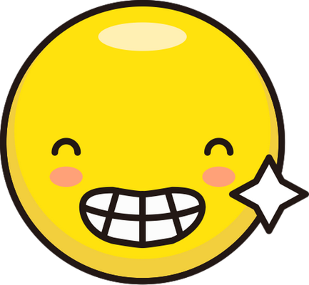 smiley rond - émoji - émoticônes - smiley émoticône émoji cartoon clipart illustration - artémotic