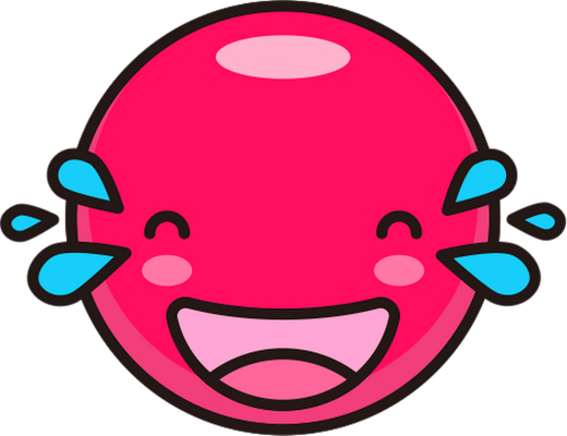 smiley rond - émoji - émoticônes - smiley émoticône émoji cartoon clipart illustration - artémotic
