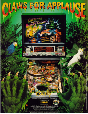 Flyer "Creature from the Black Lagoon" von Bally