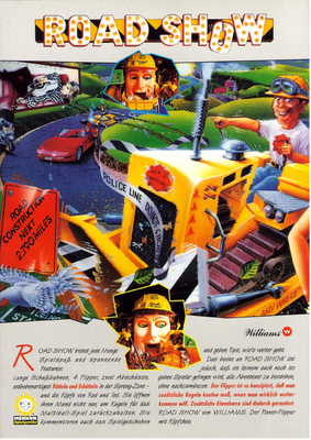 deutscher Flyer "Roadshow" von Williams