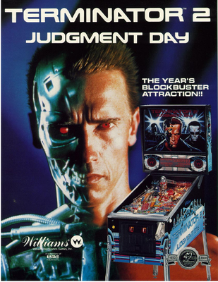 Flyer "Terminator 2" von Williams