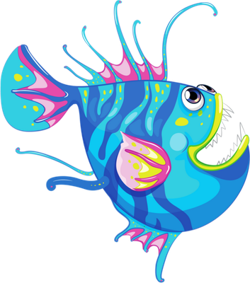 faune aquatique - animaux - smiley émoticône émoji cartoon clipart illustration - artémotic