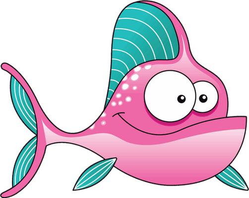 poisson - faune aquatique - animaux - smiley émoticône émoji cartoon clipart illustration - artémotic