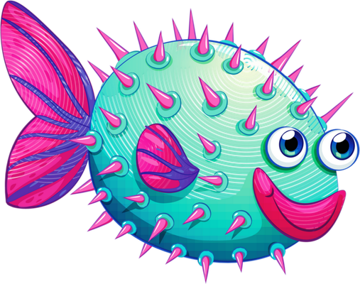 faune aquatique - animaux - smiley émoticône émoji cartoon clipart illustration - artémotic