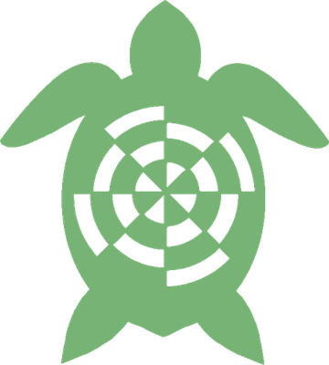 tortue marine - faune aquatique - animaux - smiley émoticône émoji cartoon clipart illustration - artémotic