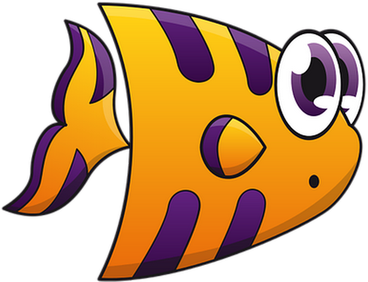 poisson - faune aquatique - animaux - smiley émoticône émoji cartoon clipart illustration - artémotic