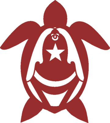 tortue marine - faune aquatique - animaux - smiley émoticône émoji cartoon clipart illustration - artémotic