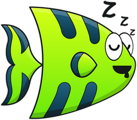 poisson - faune aquatique - animaux - smiley émoticône émoji cartoon clipart illustration - artémotic