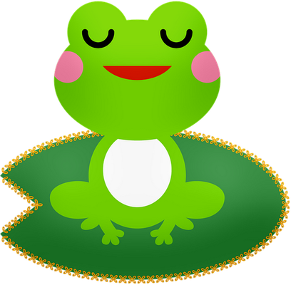 grenouille - faune aquatique - animaux - smiley émoticône émoji cartoon clipart illustration - artémotic
