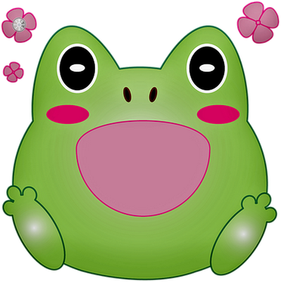 grenouille - faune aquatique - animaux - smiley émoticône émoji cartoon clipart illustration - artémotic