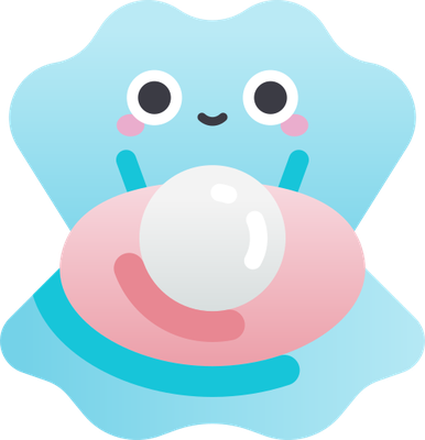 bivalve - faune aquatique - animaux - smiley émoticône émoji cartoon clipart illustration - artémotic