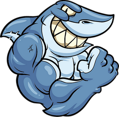 requin - faune aquatique - animaux - smiley émoticône émoji cartoon clipart illustration - artémotic