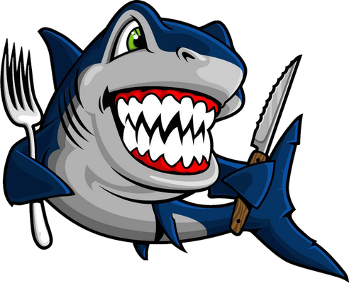 requin - faune aquatique - animaux - smiley émoticône émoji cartoon clipart illustration - artémotic
