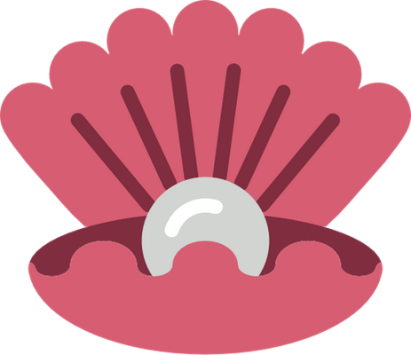 bivalve - faune aquatique - animaux - smiley émoticône émoji cartoon clipart illustration - artémotic