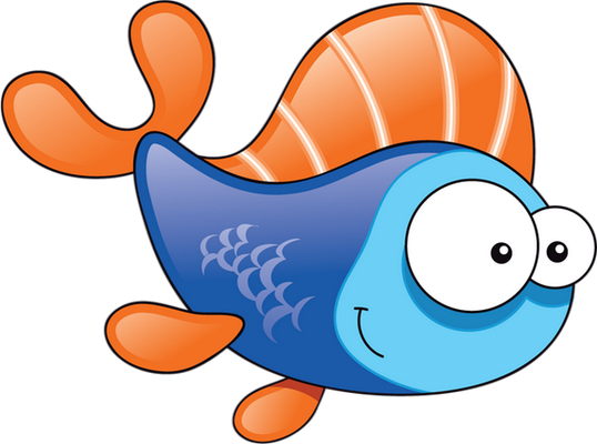 poisson - faune aquatique - animaux - smiley émoticône émoji cartoon clipart illustration - artémotic
