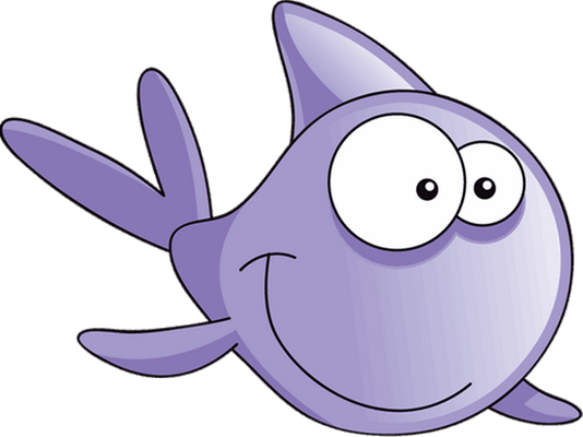 poisson - faune aquatique - animaux - smiley émoticône émoji cartoon clipart illustration - artémotic