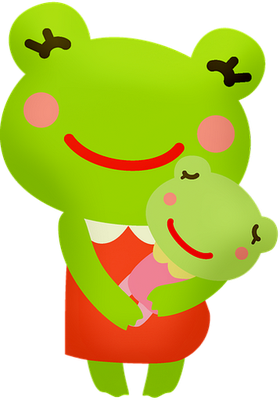 grenouille - faune aquatique - animaux - smiley émoticône émoji cartoon clipart illustration - artémotic