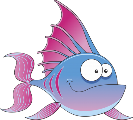 poisson - faune aquatique - animaux - smiley émoticône émoji cartoon clipart illustration - artémotic