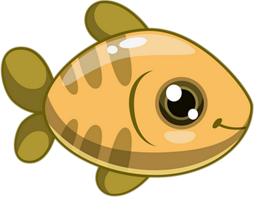 poisson - faune aquatique - animaux - smiley émoticône émoji cartoon clipart illustration - artémotic