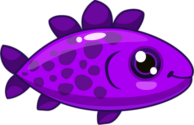 poisson - faune aquatique - animaux - smiley émoticône émoji cartoon clipart illustration - artémotic