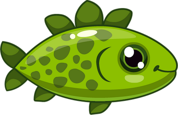 poisson - faune aquatique - animaux - smiley émoticône émoji cartoon clipart illustration - artémotic