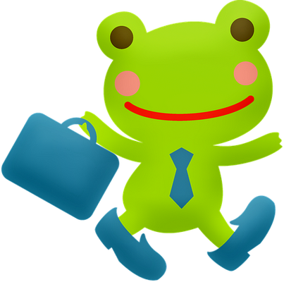 grenouille - faune aquatique - animaux - smiley émoticône émoji cartoon clipart illustration - artémotic