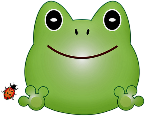 grenouille - faune aquatique - animaux - smiley émoticône émoji cartoon clipart illustration - artémotic
