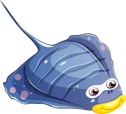 faune aquatique - animaux - smiley émoticône émoji cartoon clipart illustration - artémotic