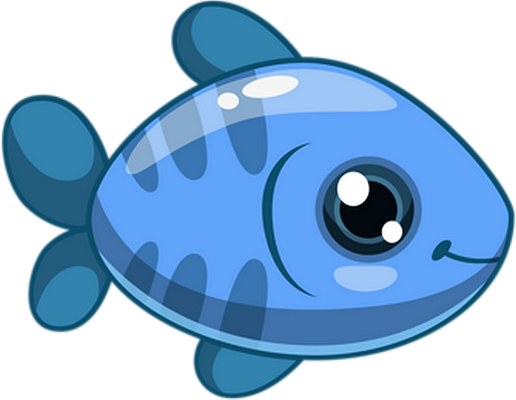 poisson - faune aquatique - animaux - smiley émoticône émoji cartoon clipart illustration - artémotic