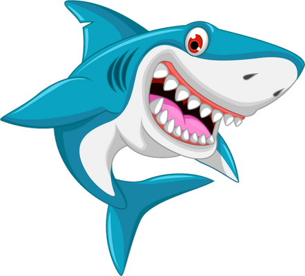 requin - faune aquatique - animaux - smiley émoticône émoji cartoon clipart illustration - artémotic