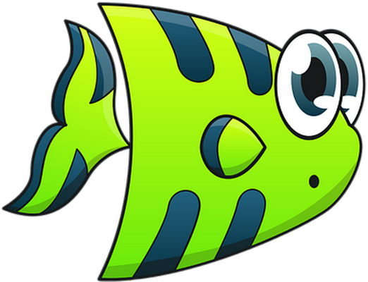 poisson - faune aquatique - animaux - smiley émoticône émoji cartoon clipart illustration - artémotic