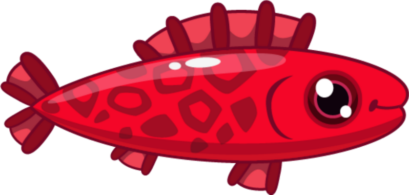 poisson - faune aquatique - animaux - smiley émoticône émoji cartoon clipart illustration - artémotic