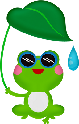grenouille - faune aquatique - animaux - smiley émoticône émoji cartoon clipart illustration - artémotic