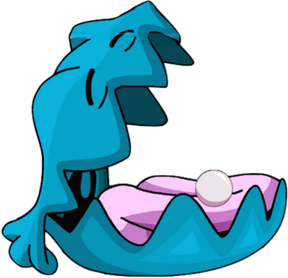 bivalve - faune aquatique - animaux - smiley émoticône émoji cartoon clipart illustration - artémotic
