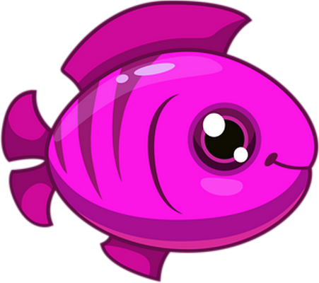 poisson - faune aquatique - animaux - smiley émoticône émoji cartoon clipart illustration - artémotic