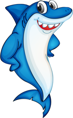 requin - faune aquatique - animaux - smiley émoticône émoji cartoon clipart illustration - artémotic
