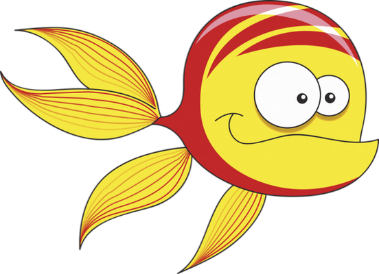 poisson - faune aquatique - animaux - smiley émoticône émoji cartoon clipart illustration - artémotic