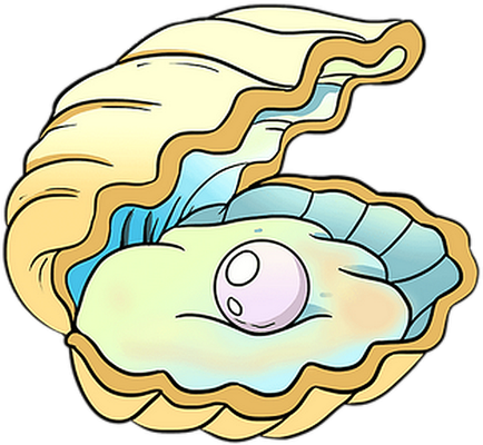 bivalve - faune aquatique - animaux - smiley émoticône émoji cartoon clipart illustration - artémotic
