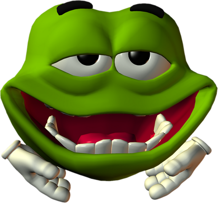 grenouille - faune aquatique - animaux - smiley émoticône émoji cartoon clipart illustration - artémotic