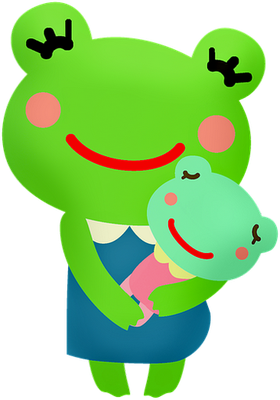 grenouille - faune aquatique - animaux - smiley émoticône émoji cartoon clipart illustration - artémotic