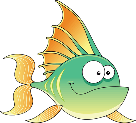poisson - faune aquatique - animaux - smiley émoticône émoji cartoon clipart illustration - artémotic