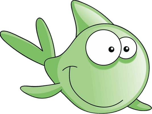 poisson - faune aquatique - animaux - smiley émoticône émoji cartoon clipart illustration - artémotic